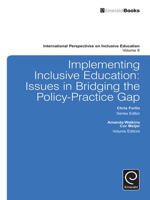 cover image of International Perspectives on Inclusive Education, Volume 8